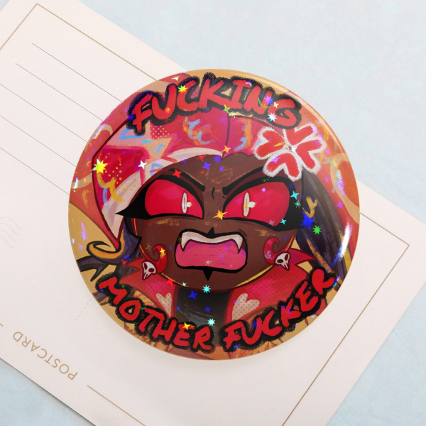 Velvette FMF Badge Hazbin Hotel