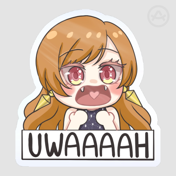 Luchii Uwah 2x2 Sticker