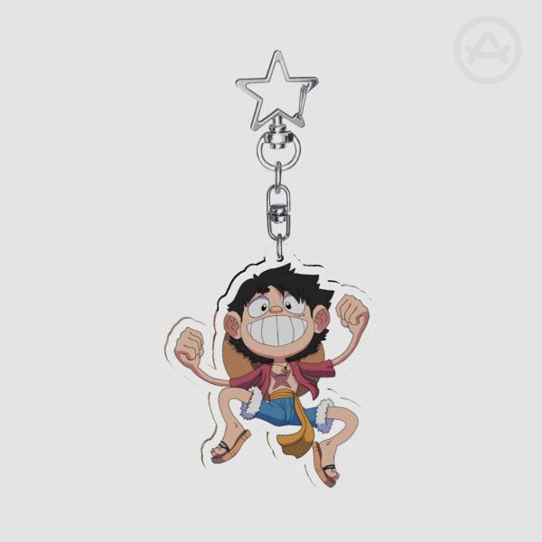 Luffy Clear Acrylic Keychains
