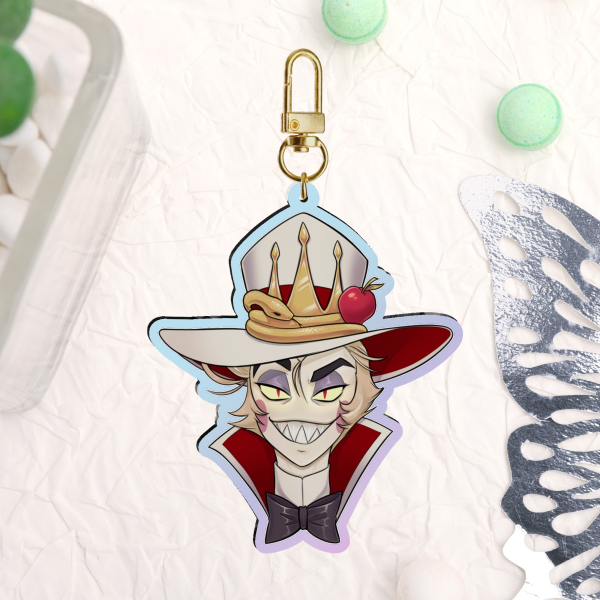 Lucifer Portrait Acrylic Keychain