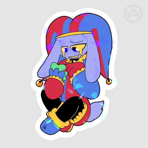 Jax in Pomni Suit Sticker
