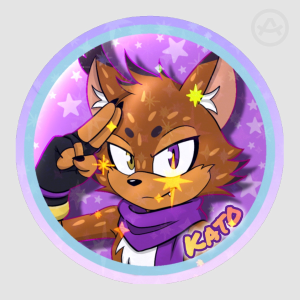 Kato Salute Sticker