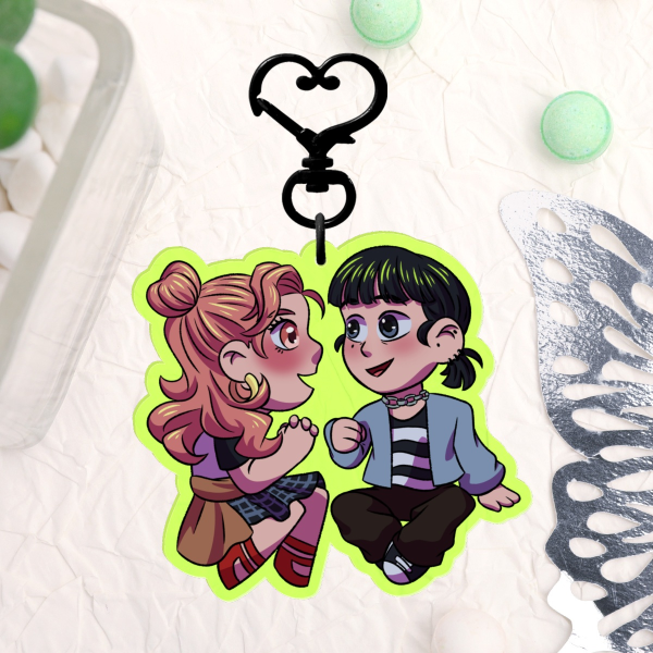 MitsuAya Keychain (Colored Edge)