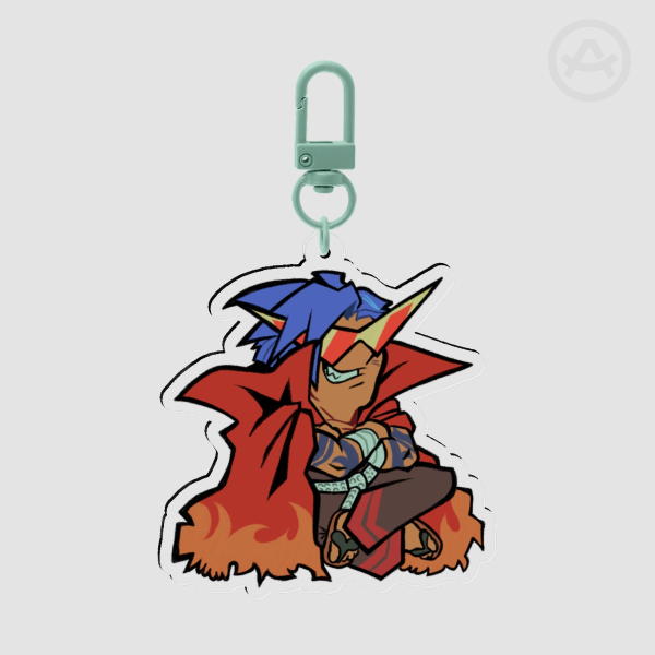 Caped Kamina Keychain
