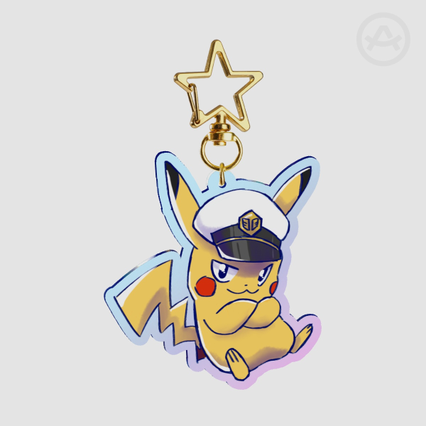 Captain Pikachu Charm