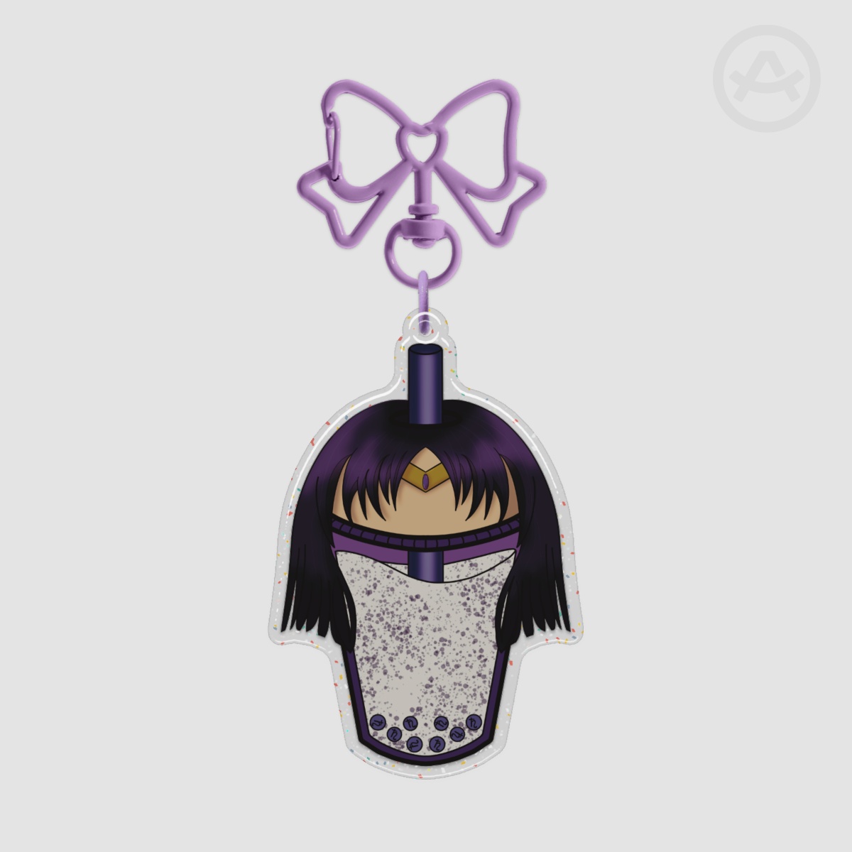 Destructive Guardian Glitter Acrylic Keychains