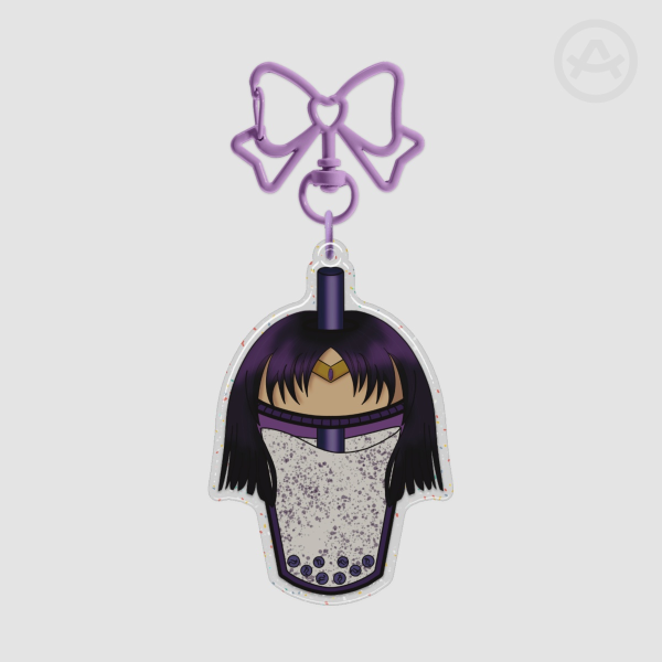 Destructive Guardian Glitter Acrylic Keychains