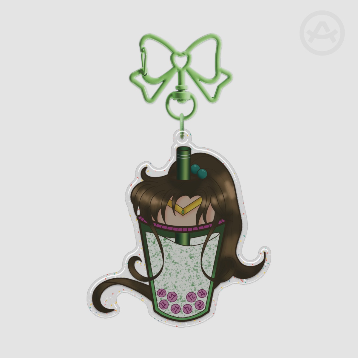 Leggy Guardian Glitter Acrylic Keychains