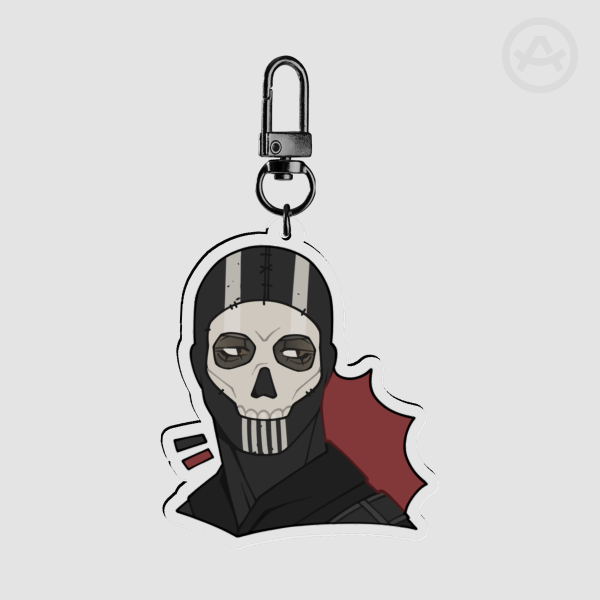 Ghost Bust | Clear Acrylic Keychain