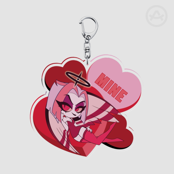 Hazbin Hotel - Lute Valentine's Day Keychain