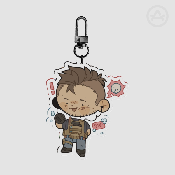 Soap Chibi | Clear Acrylic Keychain