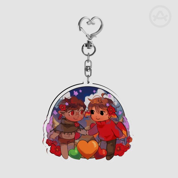 Desert duo Acrylic Keychains