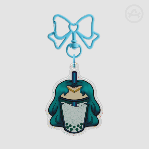 Talented Guardian Glitter Acrylic Keychains