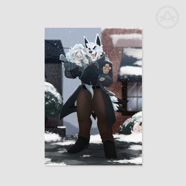 Snowy Friends 8.5/11" Print