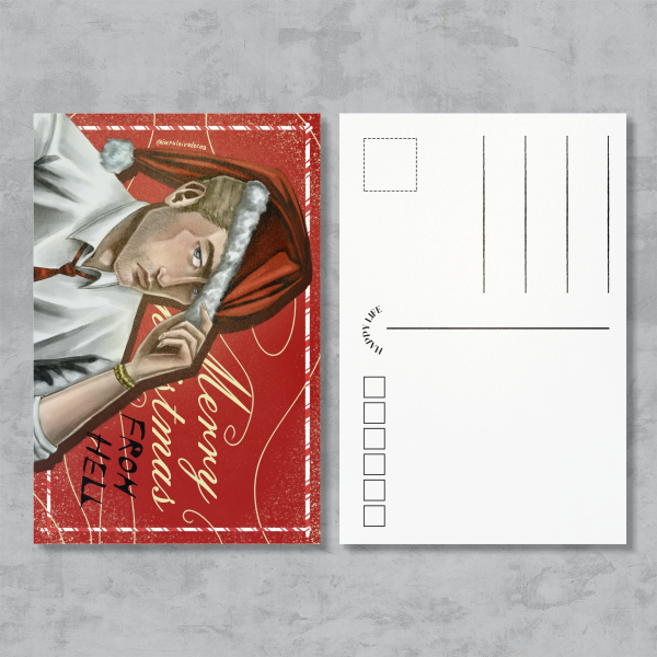 John Constantine Christmas Postcard