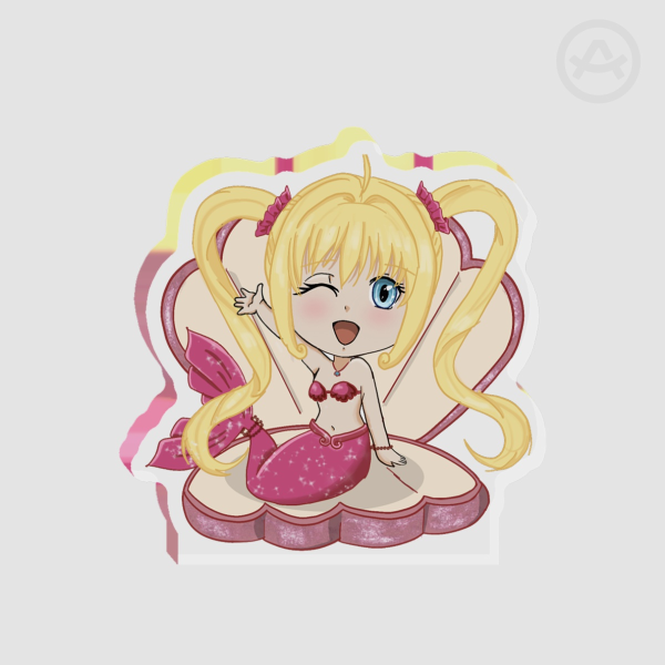 Luchia Thick Acrylic Stand No Base - 0.23"(60mm), 0.39"(10mm)