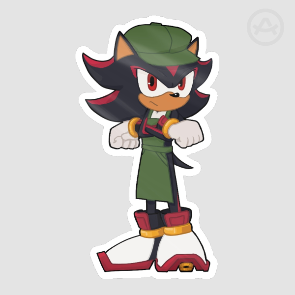 Shadow (The Murder of Sonic the Hedgehog) Sticker