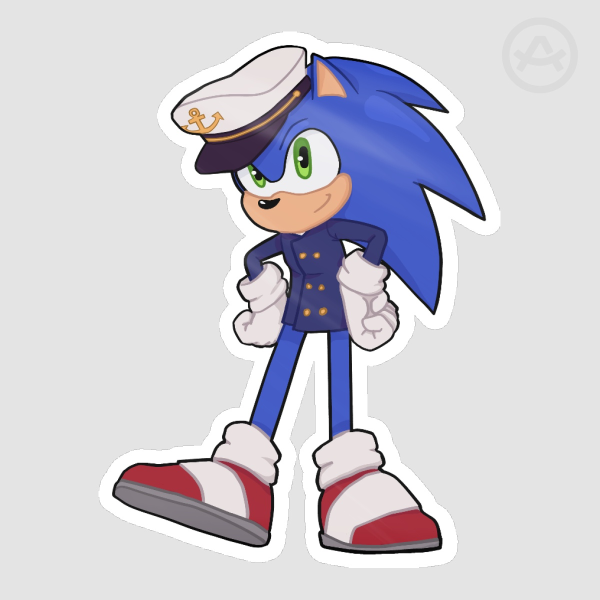 Sonic (The Murder of Sonic the Hedgehog) Sticker