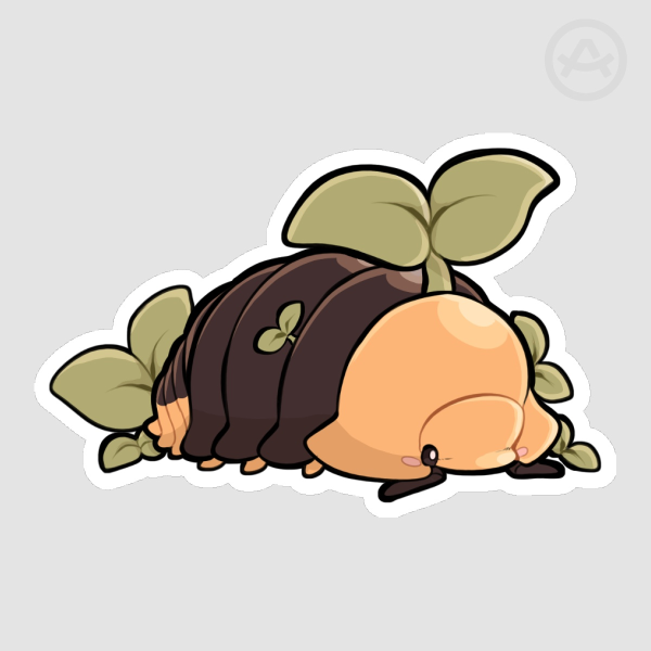 Sprout Duckie Isopod Sticker