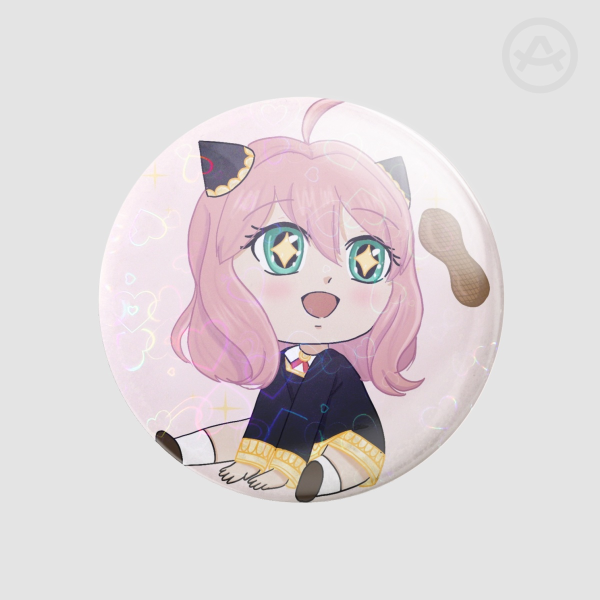 Anya Round Badges (Button Pins)