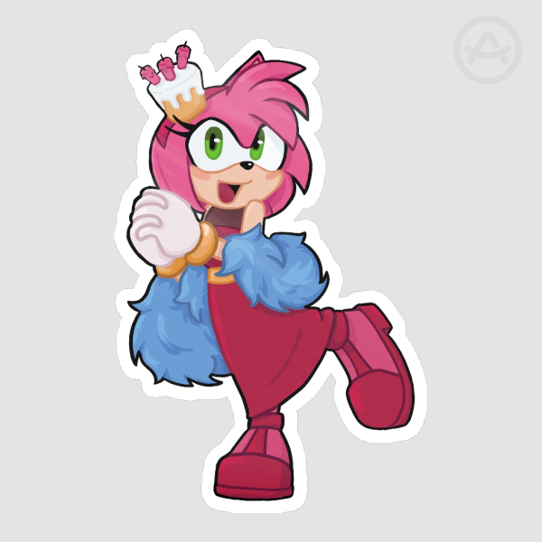 Amy (The Murder of Sonic the Hedgehog) Sticker