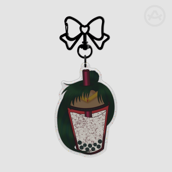 Timeworn Guardian Glitter Acrylic Keychains