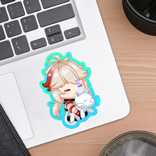 [Genshin] Die Cut Sticker - Kazuha Cat