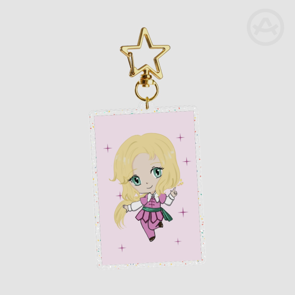 Maria renard Glitter Acrylic Keychains