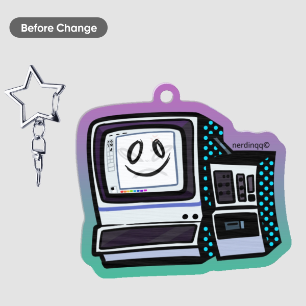 Painter Lenticular Keychain!