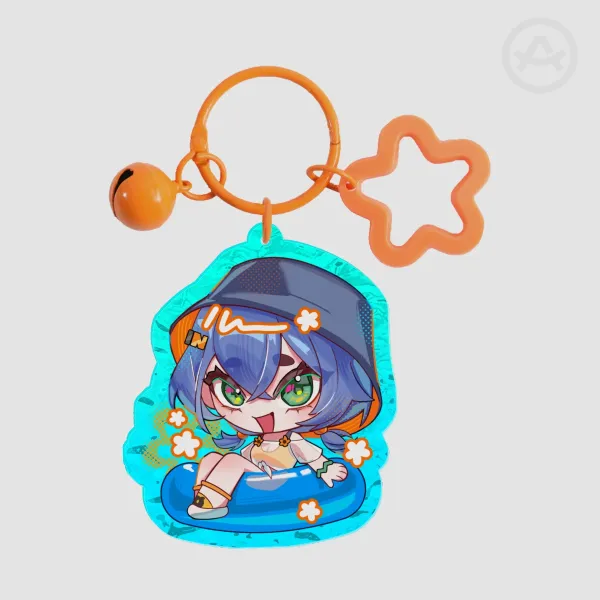 Zenless Zone Zero Belle Summer Skin Keychains