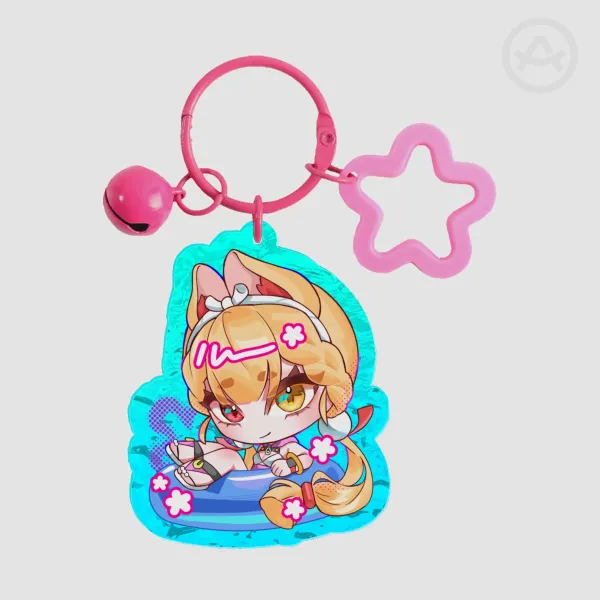 Zenless Zone Zero Alice Summer Skin Keychains
