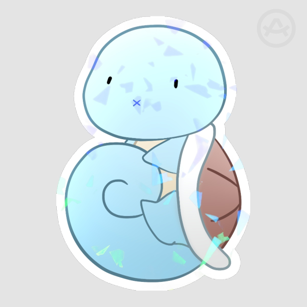 Squirtle Die Cut Stickers