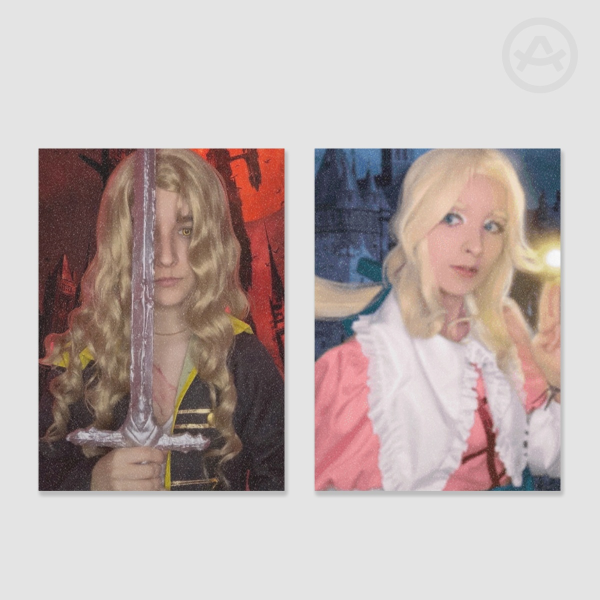 Castlevania cosplay Holographic Photocards