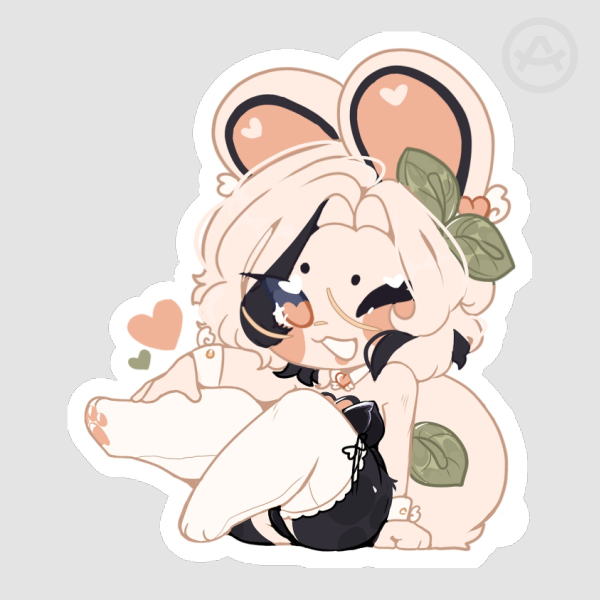 Keebs Bunnysuit Sticker