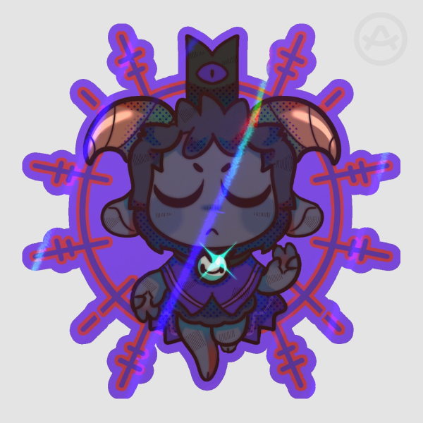 Cult of the Lamb Goat Stickers