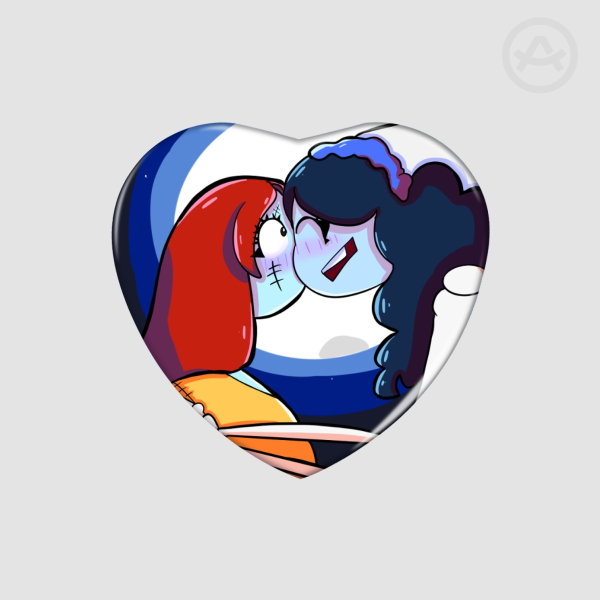 Sally x emily | crossover ship pin