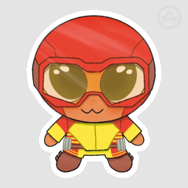 Graceyard Rexsplode chibi sticker | Invincible by graceyard.art - ACGGOODS