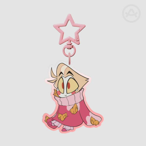 Adorable Lucifer in the Sweater Acrylic Charm