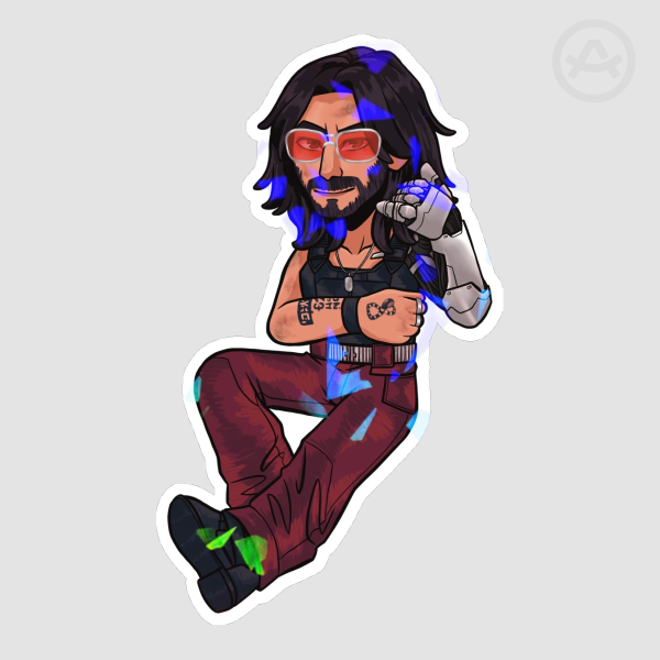 [ Cyberpunk ] Johnny Silverhand Sticker