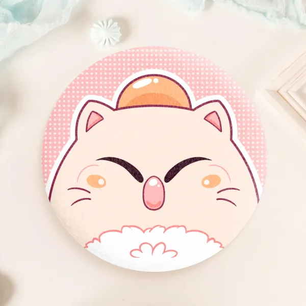 Moogle Plush Badge Pin