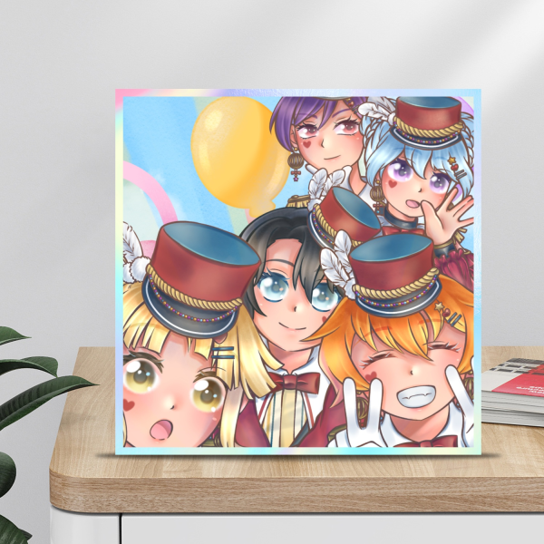 Hello, Happy World Square Shikishi
