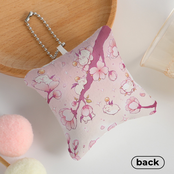 Sakura Moogles Mini Pillow Keychain