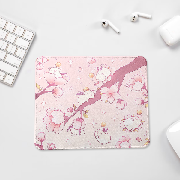 Sakura Moogles - Square Mouse Pad