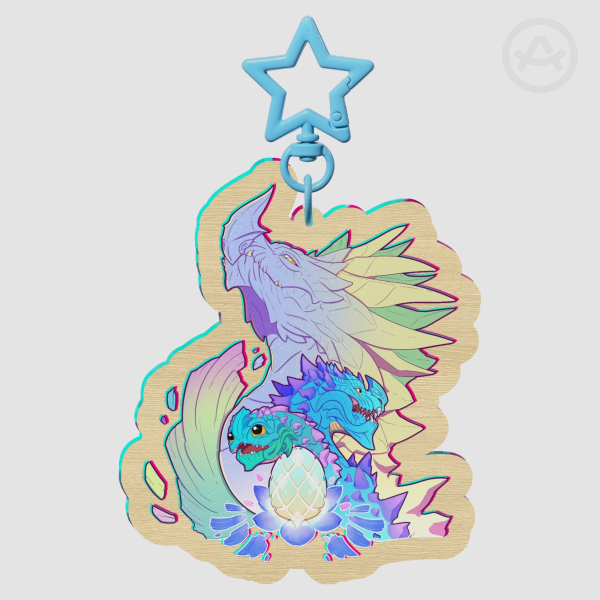 Aurene Wooden Keychain