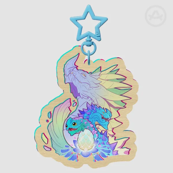 Aurene Wooden Keychain