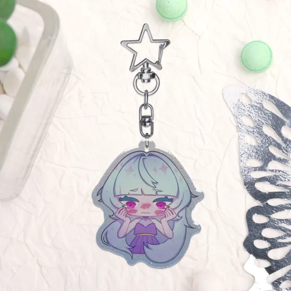 Hana Hoshino [Epoxy Glitter Acrylic Keychains]