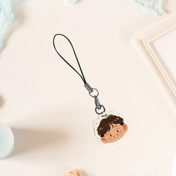 Taehyung Clear Acrylic Phone Charm