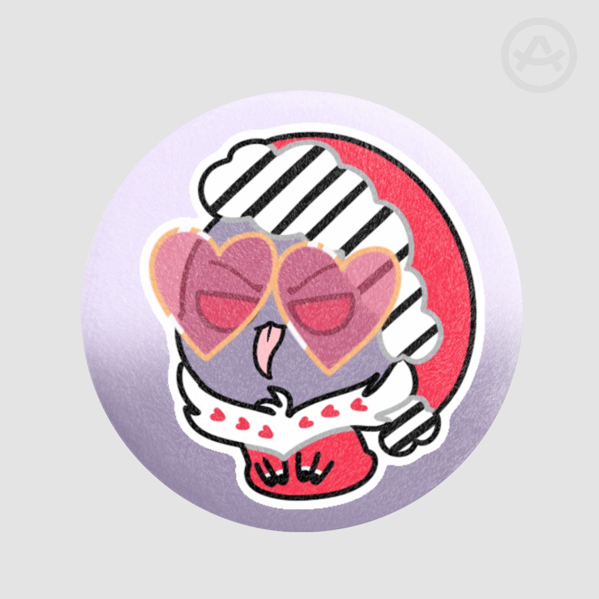 Lil Santa Valentino | Plush Badges