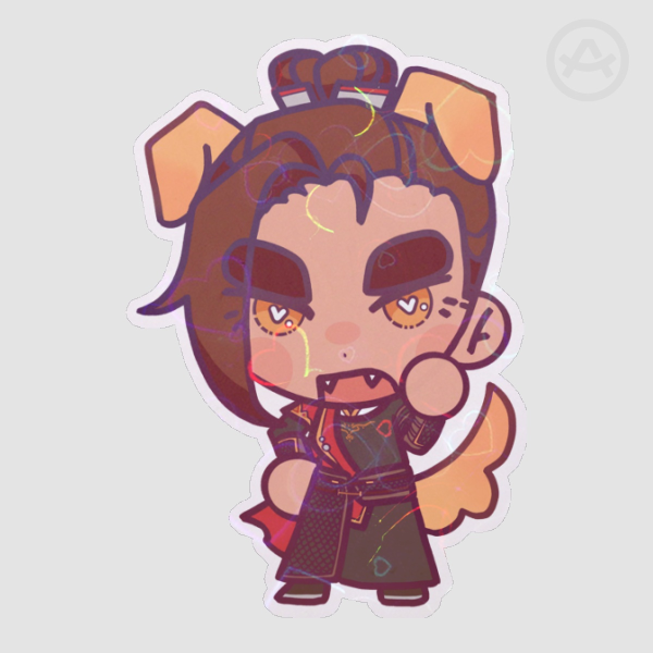 Chibi Doggy Feng Xin Sticker