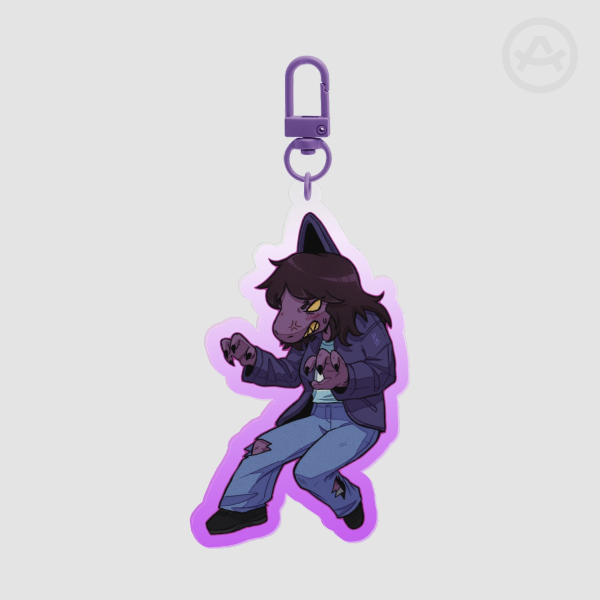 Susie Deltarune Keychains